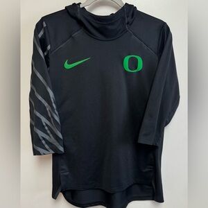 Nike Oregon Ducks Team Issued  3/4 Sleeve Shooting Shirt, Women’s Medium